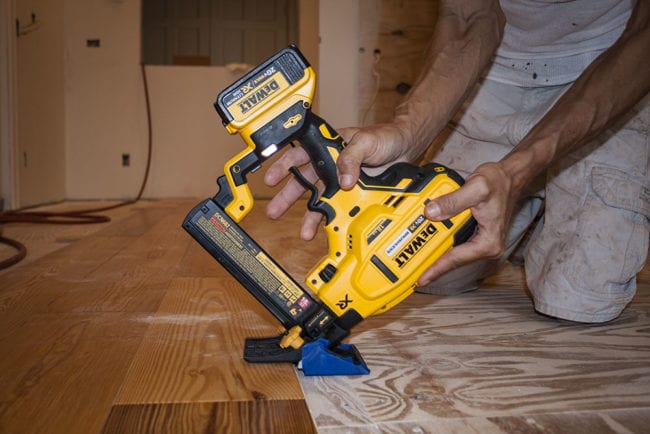 DeWalt 20V Max Cordless Flooring Stapler Review