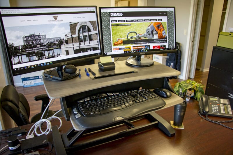 Ergotron WorkFit-Z Mini Sit-Stand Desktop Workstation