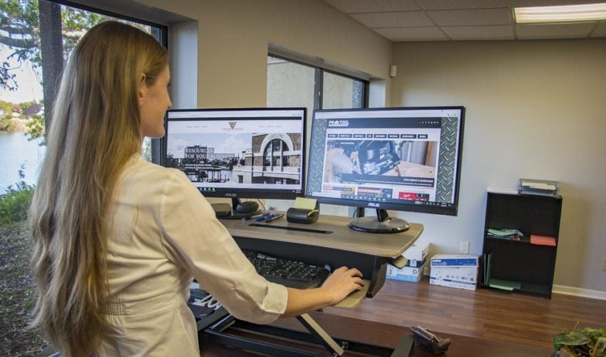 Ergotron WorkFit-Z Mini Sit-Stand Desktop Workstation