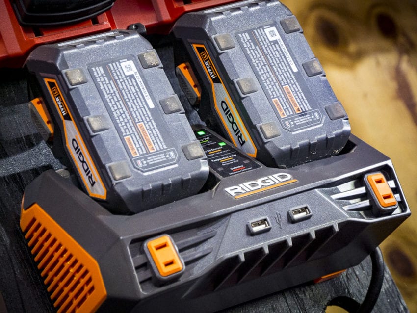 Ridgid Dual-Port Charger