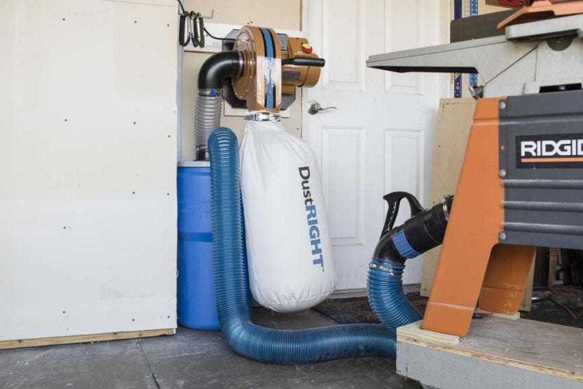 Dust Right Wall Mount Dust Collector: Model TADC-34WN