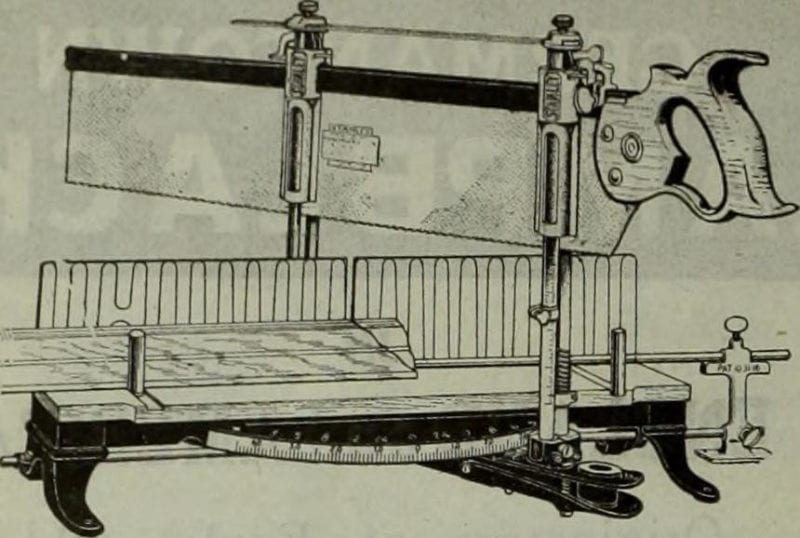 Antique Hand miter saw