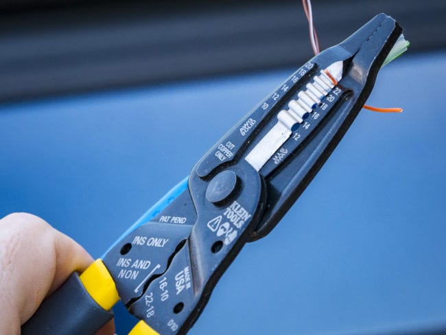 Klein Tools Long Nose Wire Stripper Crimper