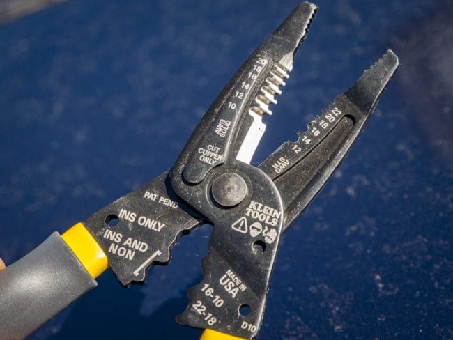 Klein Tools Long Nose Wire Stripper Crimper