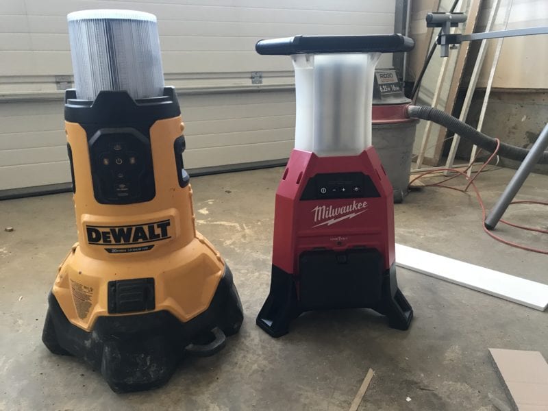 cordless jobsite lighting helps a ton