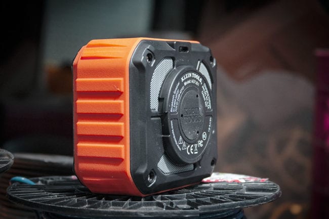 Klein almost always impresses with its tools of the trade and increasingly with its jobsite accessories. By the way, stay tuned for my review of the company's new 9-quart cooler. Theย Klein Tools Wireless Jobsite Speaker sounds great while being tough, compact, and easily connecting via Bluetooth to your mobile device. I'll be rocking out on the job for some time to come!