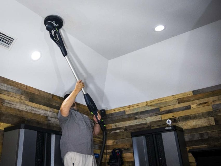 Planex Easy Drywall Sander in Action