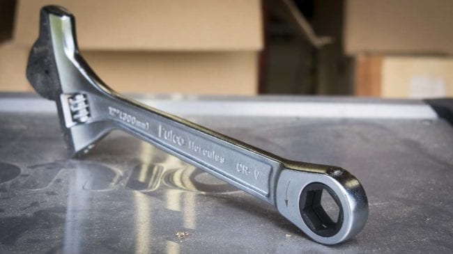 Proferred Adjustable Mining Wrench with Hammer