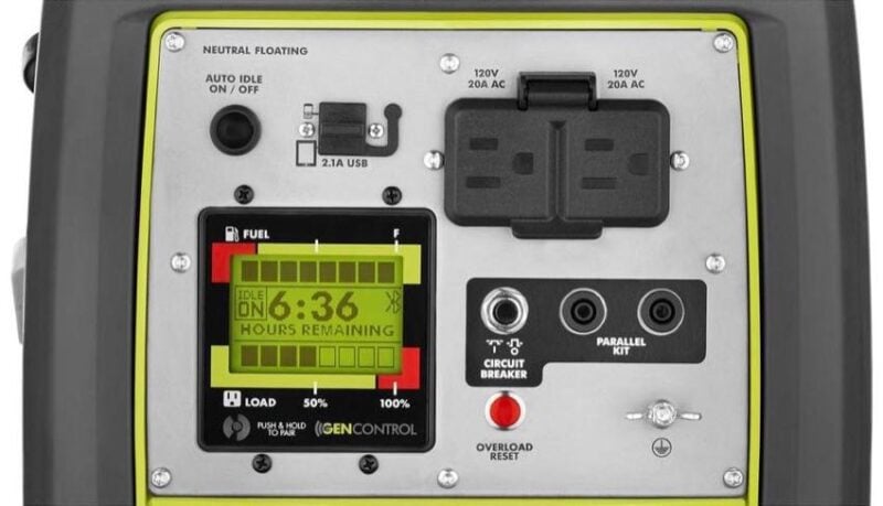 ryobi RYi2322VNM Bluetooth inverter generator