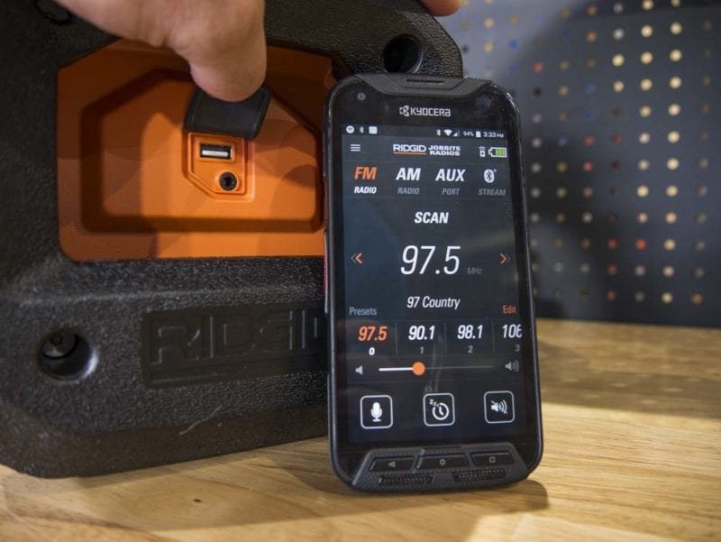 Ridgid Radio Review: Gen5x Bluetooth Charging R84085