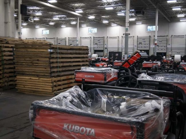 crating Kubota Sidekick