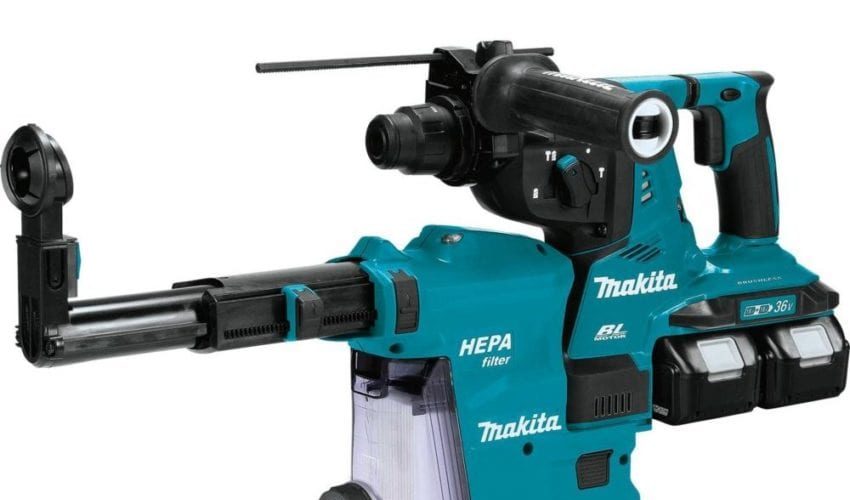 Makita XRH10 18V X2 LXT SDS-Plus AVT Rotary Hammer with Dust Extractor