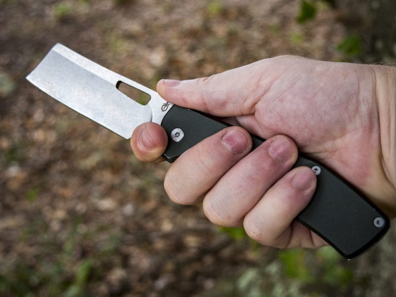 folding barber shaving blade