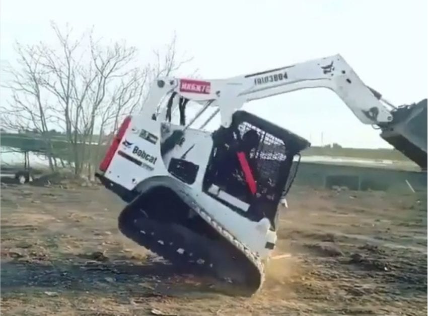 Sunday Morning Comics: Bobcat Operator Does the Moonwalk