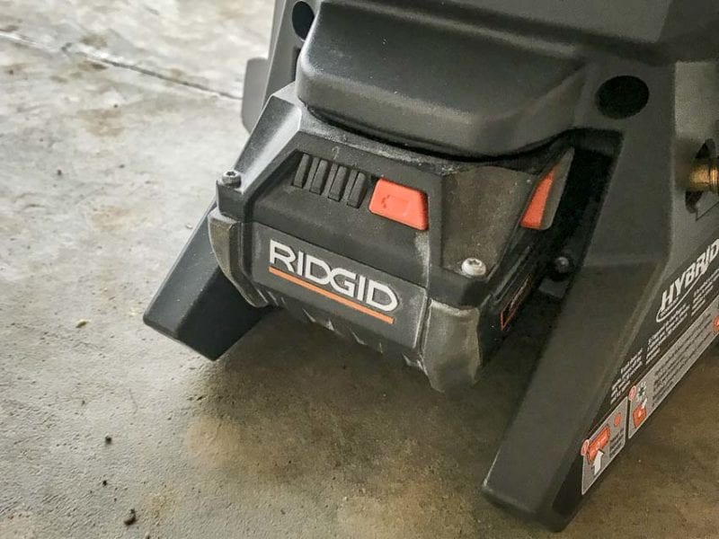 Ridgid 18V cordless propane heater