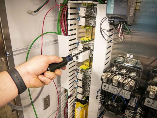 Ideal adjustable length screwdriver panel