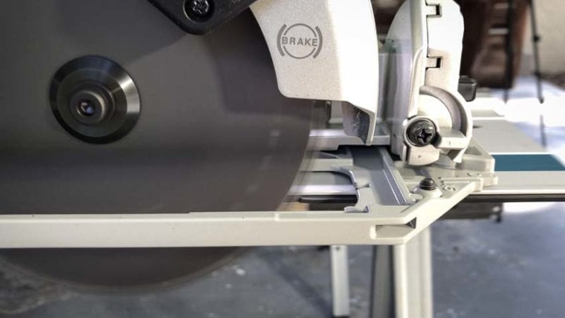 Makita XSH08 track saw first cut