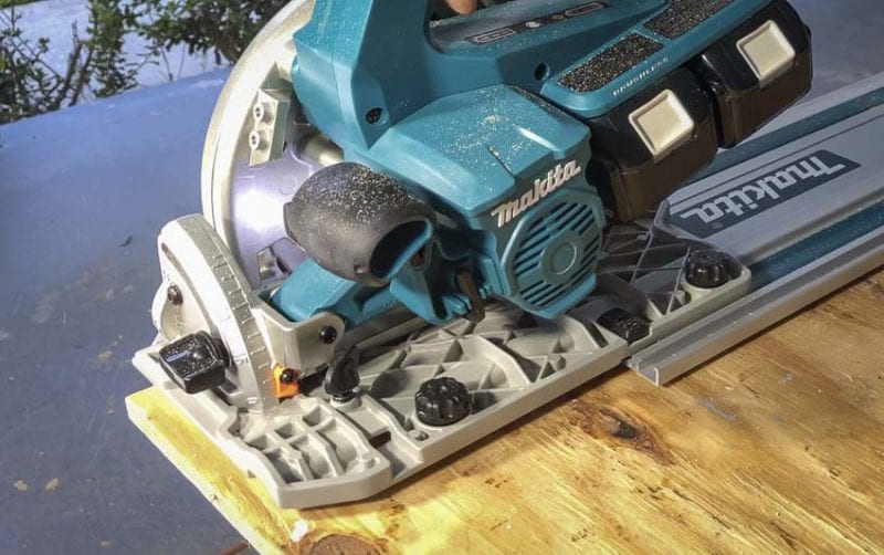 Makita guide rail track locks