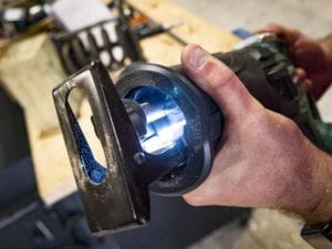 Masterforce cordless brushless reciprocating saw