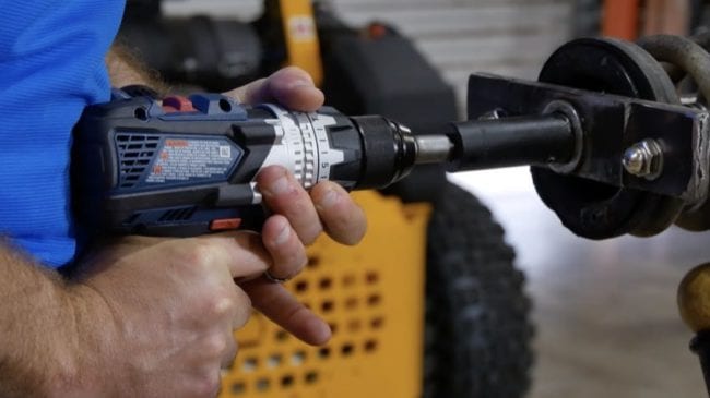testing Bosch GSB18V-755CN drill