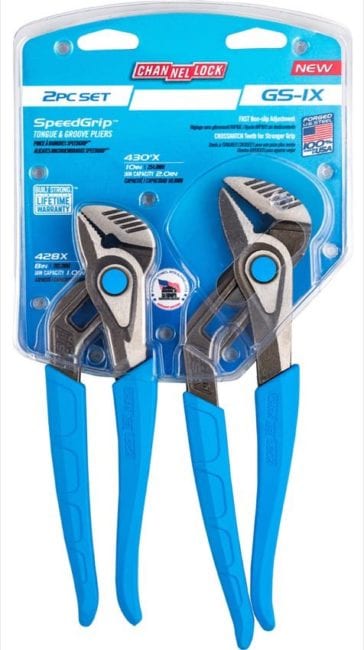 Channellock SpeedGrip pliers GS-IX 2-pk