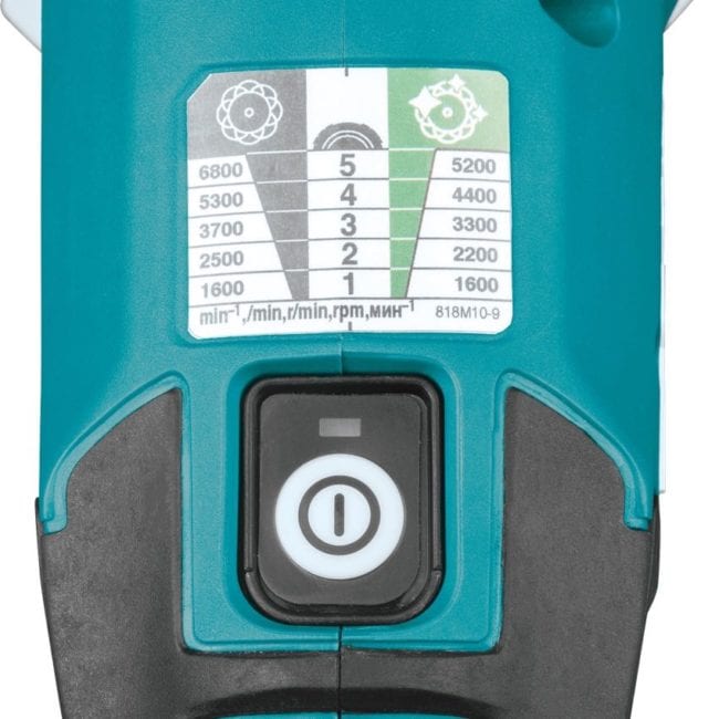 Makita 18V Brushless 6-inch Polisher finish mode
