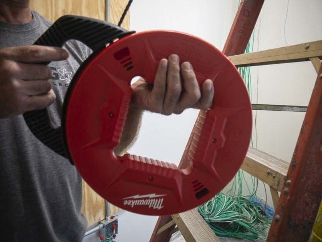 Milwaukee 100 ft polyester fish tape feel