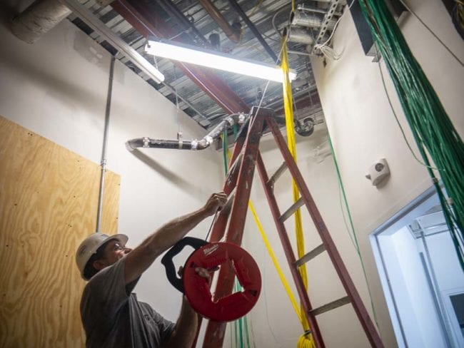 Milwaukee 100ft polyester fish tape jobsite