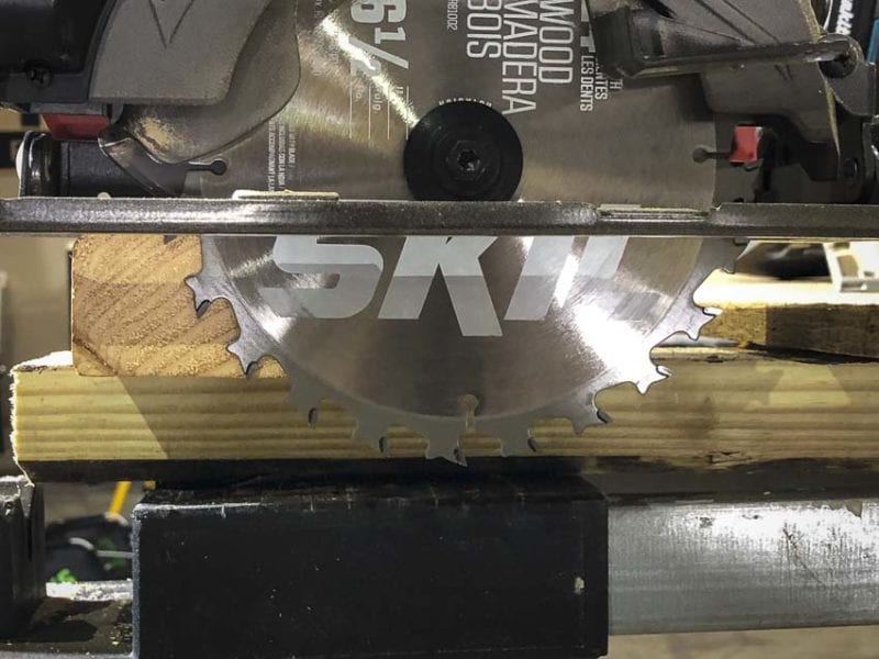 Skil Brushless Circ Saw depth cut