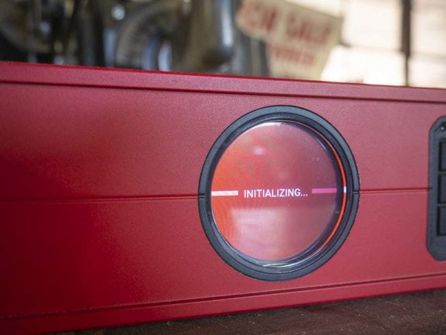 Milwaukee Digital Level booting up