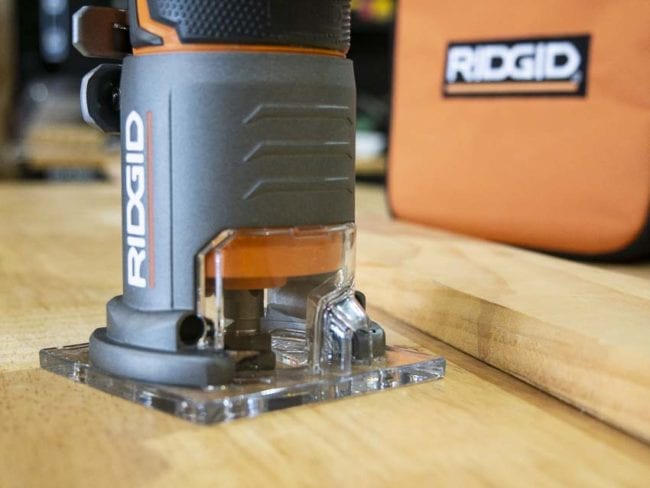 RIDGID cordless compact router