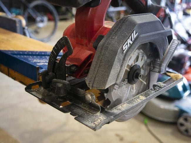 Skil 12V circular saw steel shoe