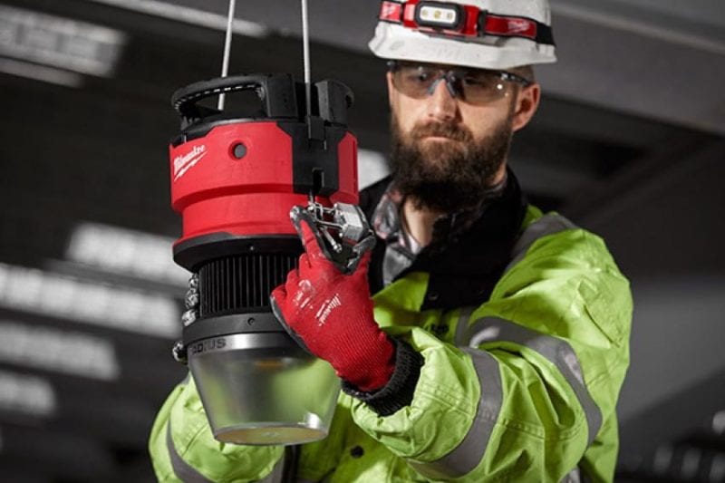 Electrical rough-in: Hanging Temp Lights