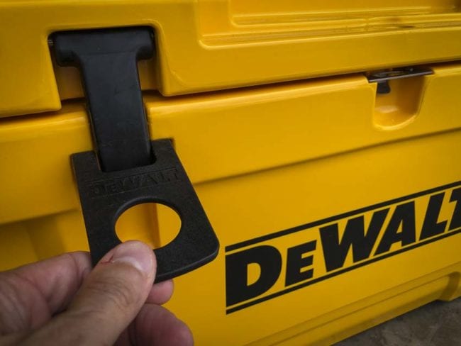 Dewalt 65-quart lunch box cooler hinge