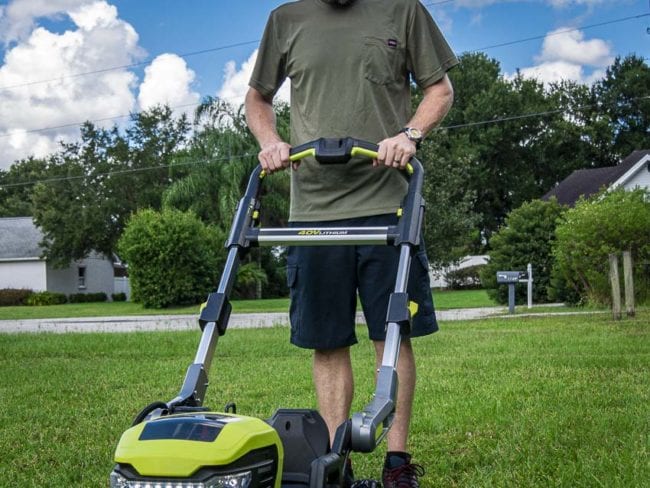 Ryobi 21" Smart Trek Lawn Mower - 40V Self-Propelled RY40LM10Y