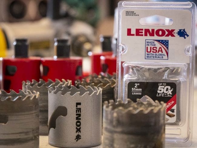 Lenox Carbide-tipped hole saws