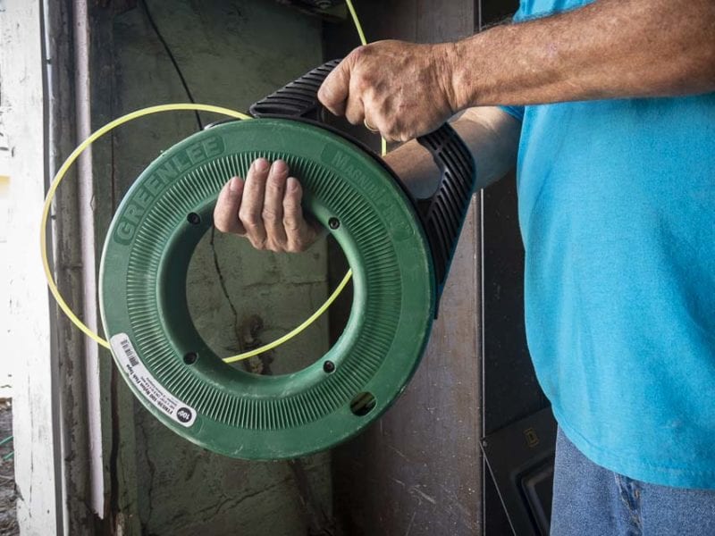 Greenlee nylon fish tape reel
