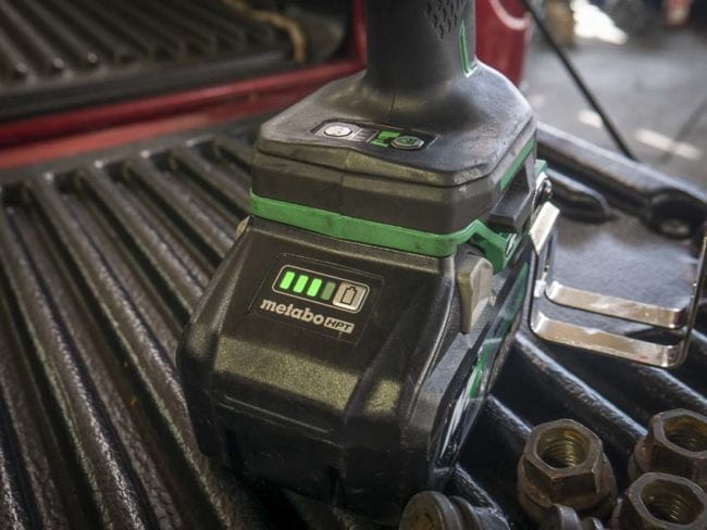 Metabo HPT 36V impact wrench battery
