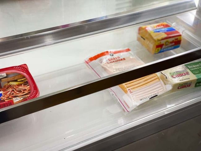 Bosch 800 Series fridge clear drawer