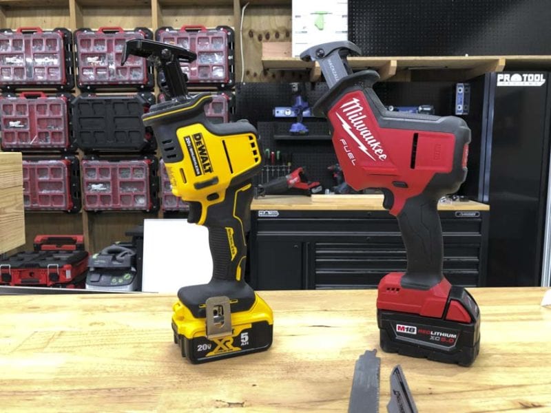 DeWalt Atomic One-Hand Reciprocating Saw Size