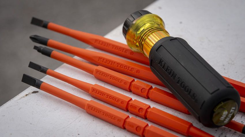 Klein 8-in-1 Insulated Interchangeable Screwdriver Set