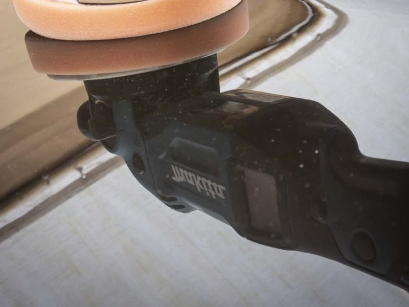 Makita 18V random orbit polisher mirror