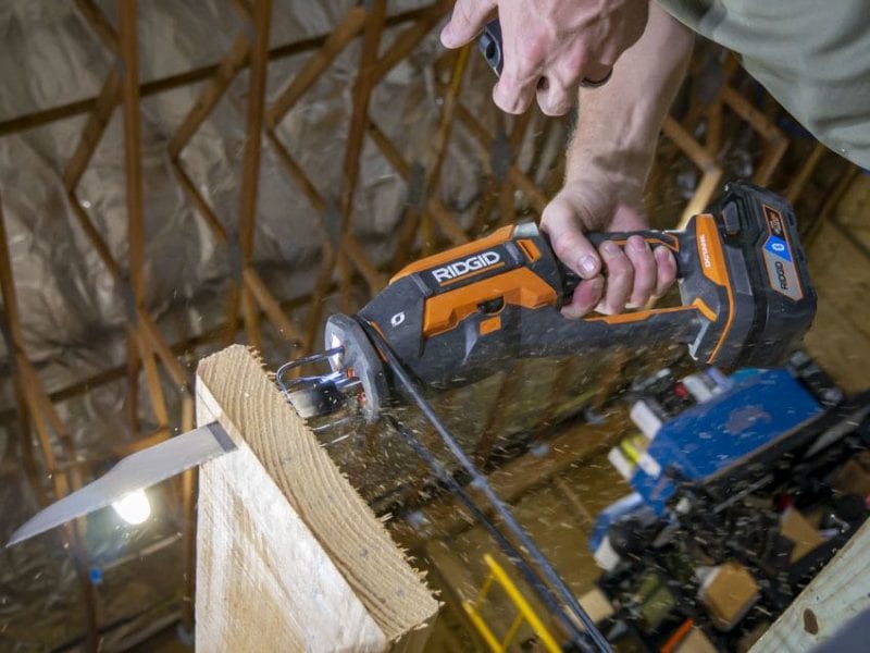 Ridgid Octane 18V one-hand reciprocating saw
