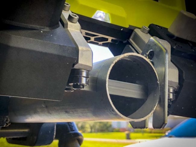 Ryobi 18V One+ Cordless Band Saw P590 EMT Cutting