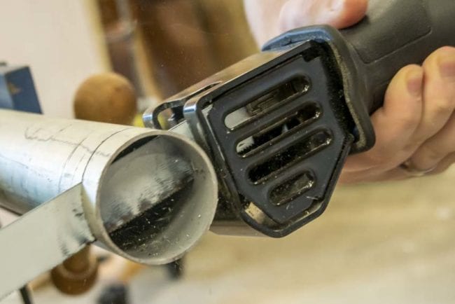 DeWalt DWE305 Reciprocating Saw EMT Cutting