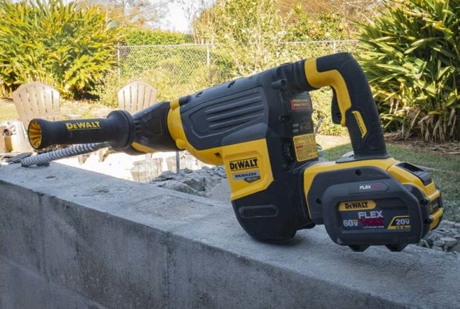DeWalt FlexVolt 2-in SDS Max Combination Hammer angled