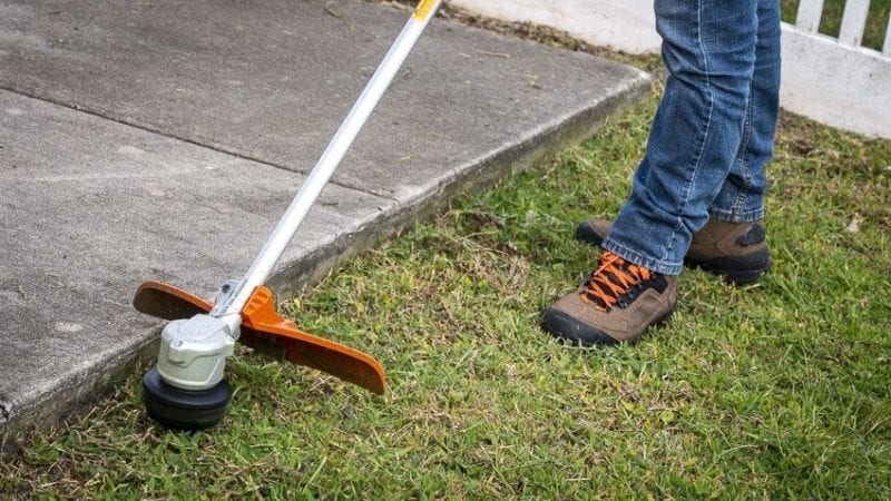 Husqvarna Battery String Trimmer trimming