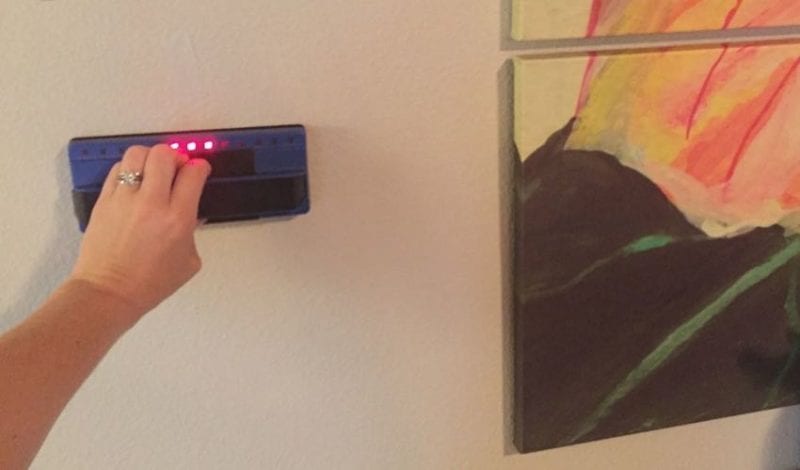 finding studs in a wall