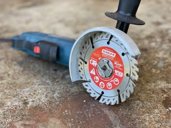 Diablo X-Lock diamond grinder wheels