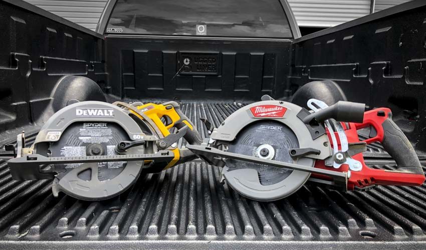 DeWalt FlexVolt Worm Drive Style Vs Milwaukee M18 Fuel Rear-Handle Circular Saw
